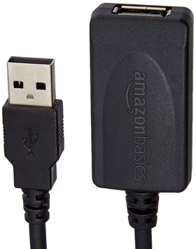 Long reach extension cable behind desk ideal for printers and scanners.