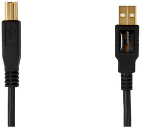 Amazon Basics USB 2.0 external drive cable, 6 ft, supports reliable data transfer