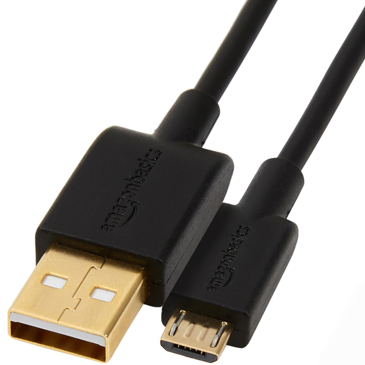 Amazon Basics USB-A to Micro USB cable with 6-foot reach for Android charging