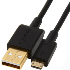 Amazon Basics USB-A to Micro USB cable with 6-foot reach for Android charging