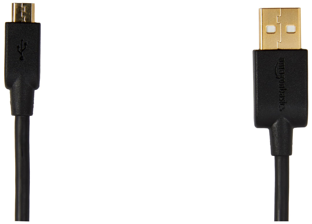 Amazon Basics gold-plated connectors resist corrosion for reliable transfers