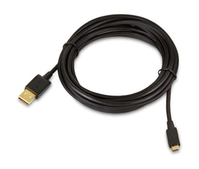 Durable flexible jacket shown on Amazon Basics USB-A to Micro USB cable.