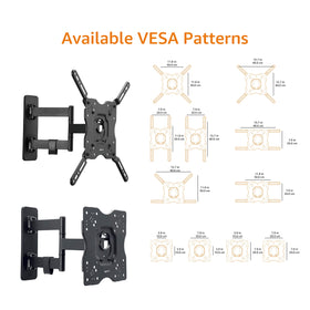 Amazon Basics VESA-compatible mounting plate for flexible alignment