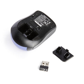 Amazon Basics wireless mouse blue desktop-use Windows compatibility