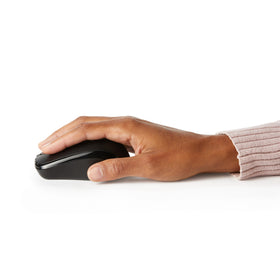 Amazon Basics wireless mouse with compact portable design ideal for travel