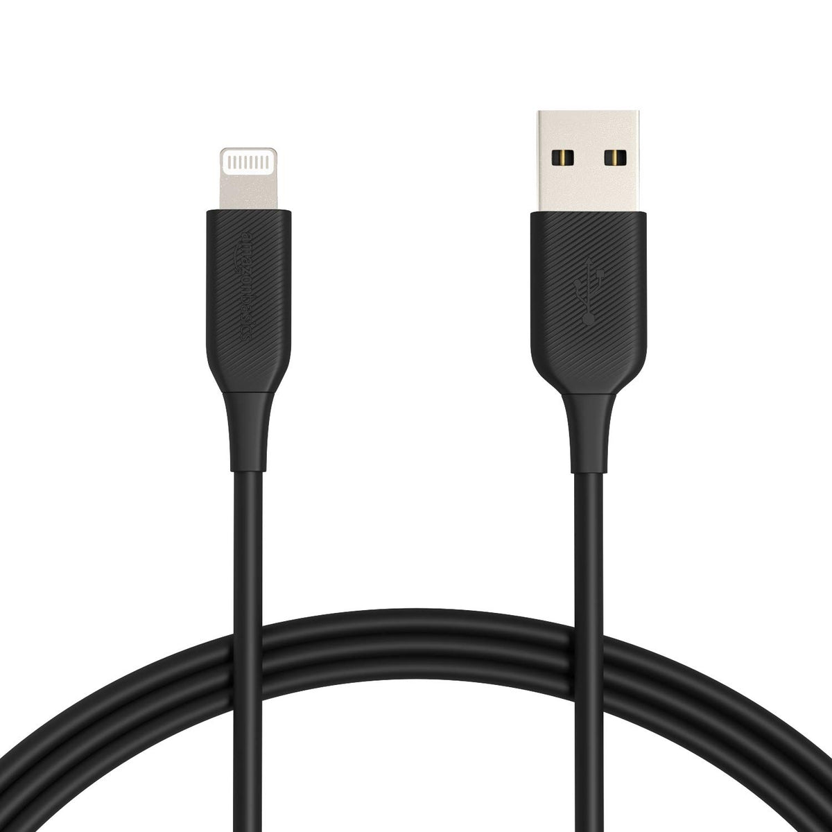 Amazon Basics 2-pack Lightning cable with MFi-certified chip for safe charging