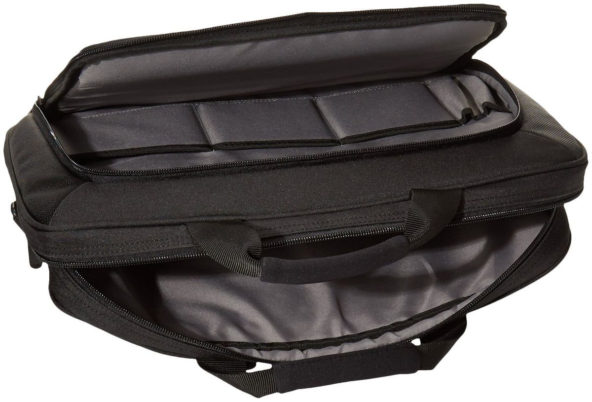 Amazon Basics durable polyester fabric in black finish for everyday use.