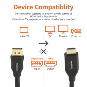 Amazon Basics gold-plated connectors ensuring reliable signal and clear sound