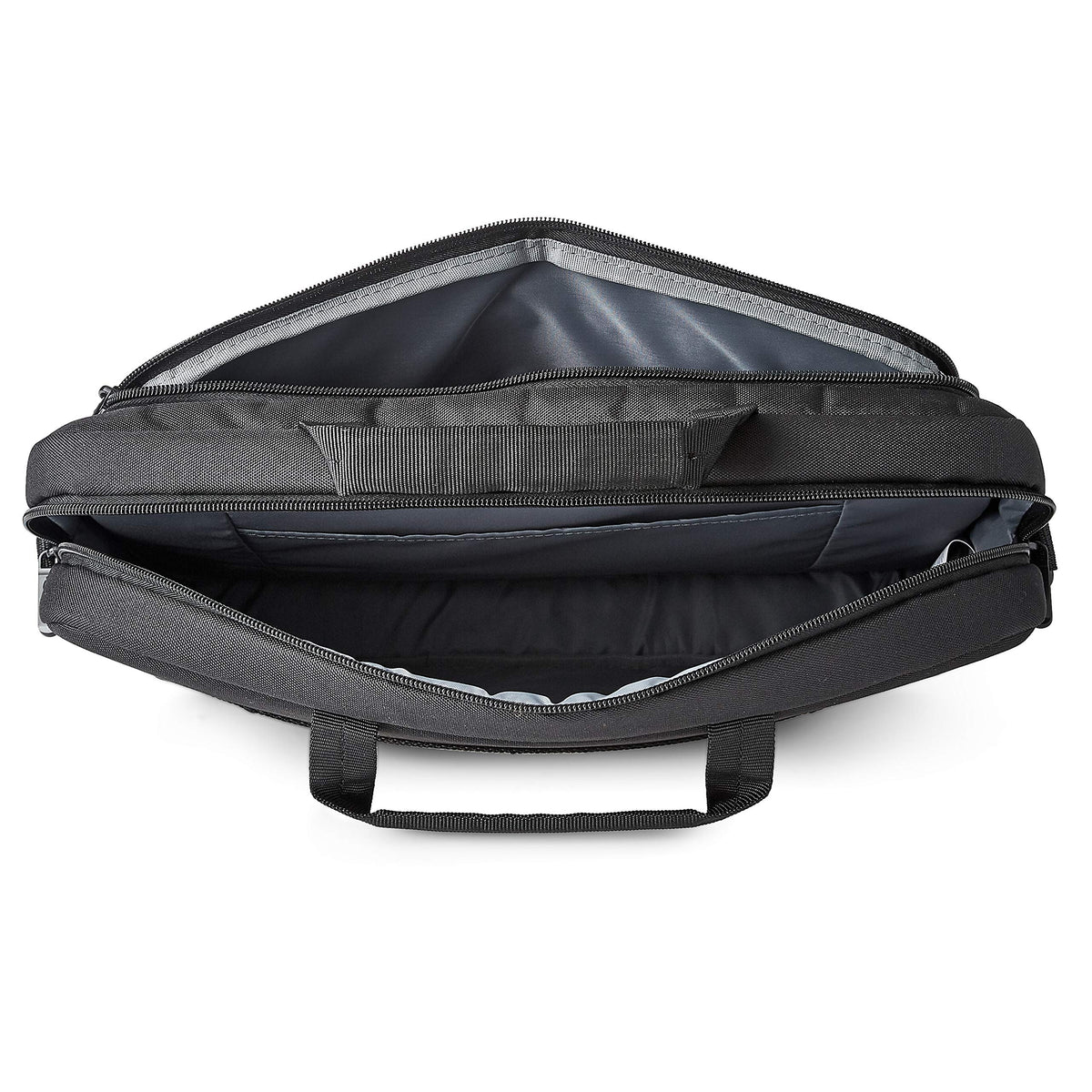 Amazon Basics device-compatibility design fits laptops and tablets securely.