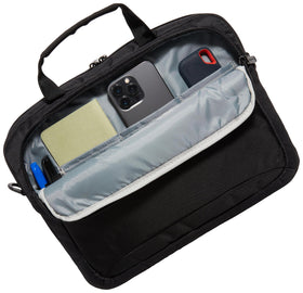 Amazon Basics laptop carrying case luggage pass-through simplifies travel with rolling luggage