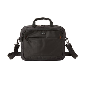 Amazon Basics case device pockets organize cords and accessories for daily use