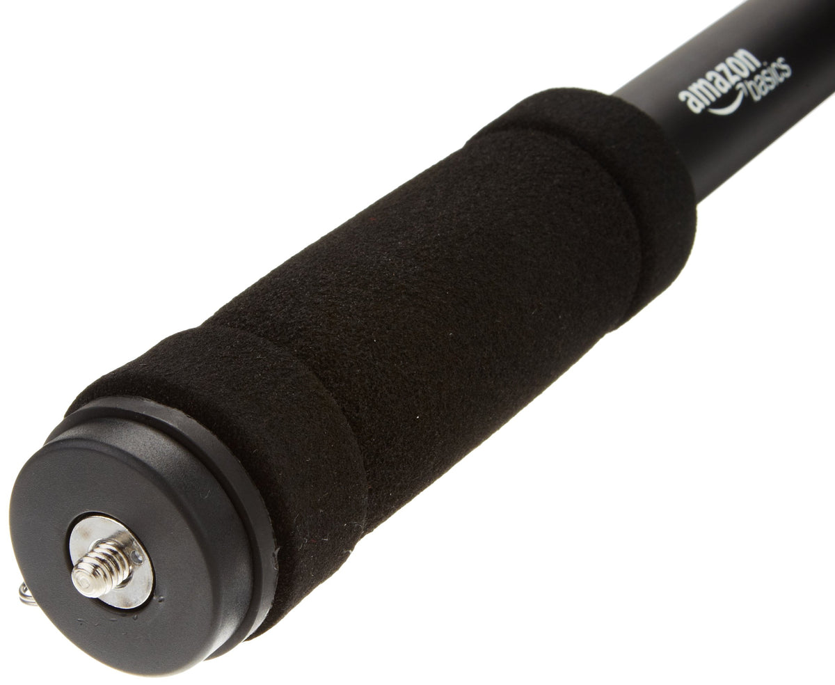 Amazon Basics monopod four-section legs for adjustable height on the go