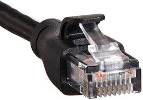 Amazon Basics RJ45 Cat-6 gold-plated connectors ensure reliable data transfer