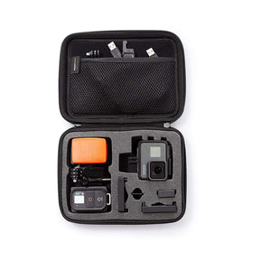 Amazon Basics small protective case exterior protecting GoPro gear on the go.