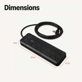Amazon Basics wall mount with back keyhole enables easy, discreet placement.