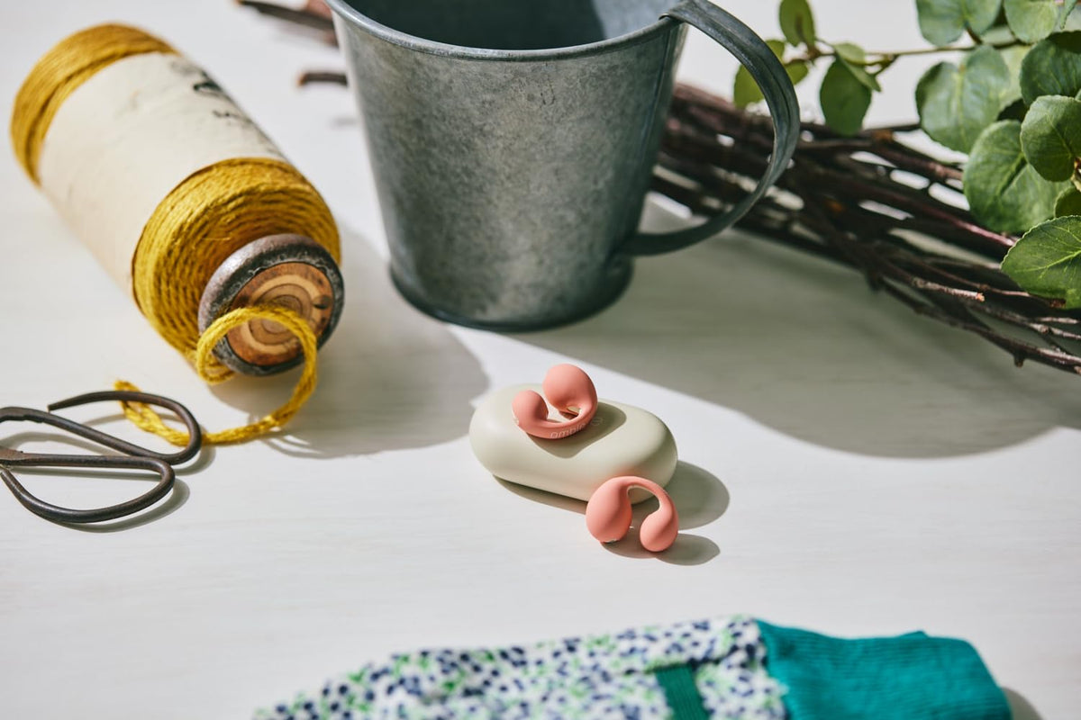 Ambie Sound Earcuffs with color sock customization for personal style