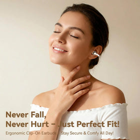 Amboson automatic pairing earbuds connect quickly to devices for easy setup.