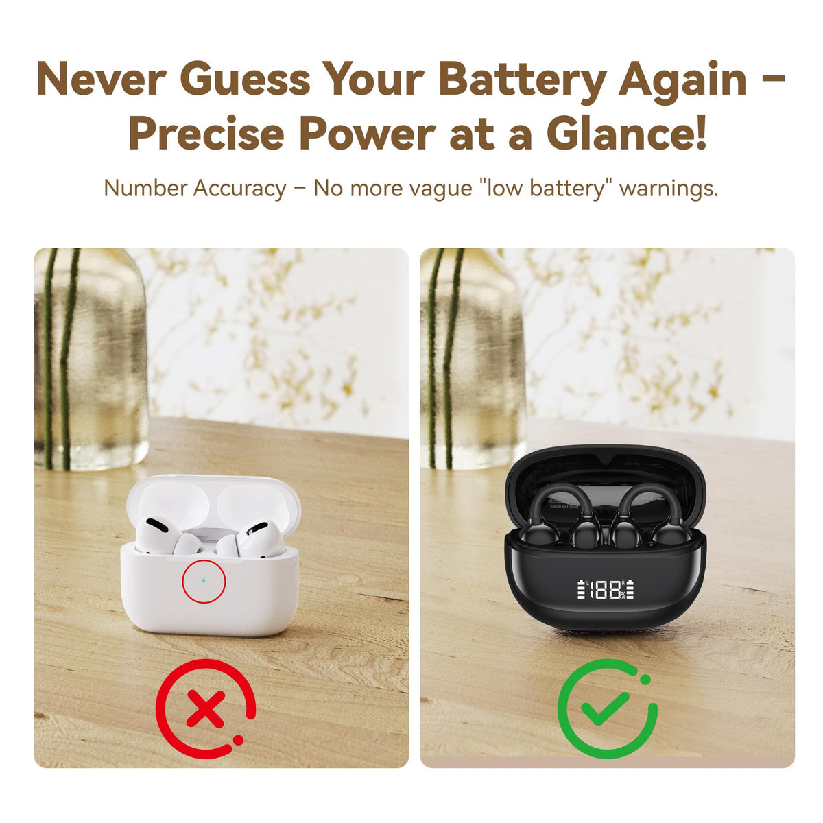 Amboson earbuds deliver up to 50 hours of playtime with the charging case