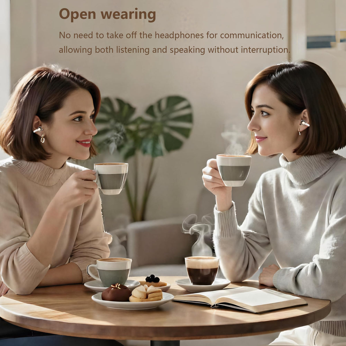 Amboson lightweight, stable clip design suits glasses wearers for long sessions.