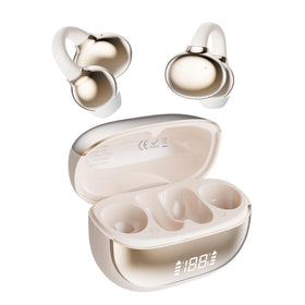 Amboson open-ear clip design offers comfortable, secure wear during workouts.