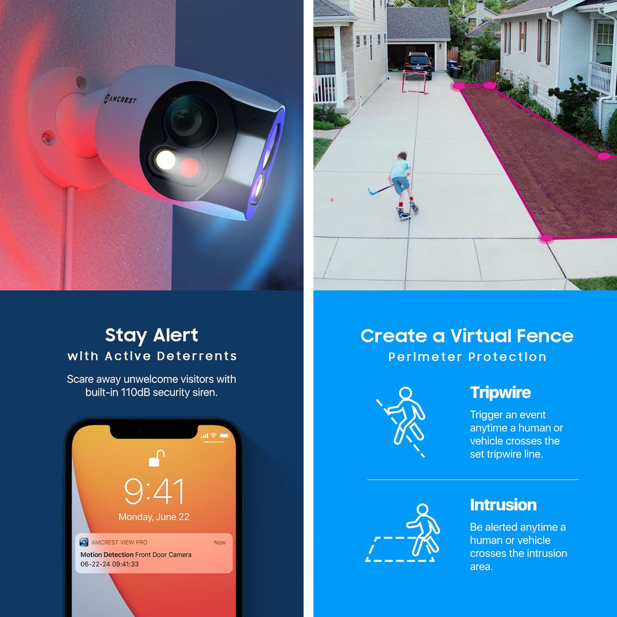 Amcrest AI alerts help reduce false notifications for smarter monitoring