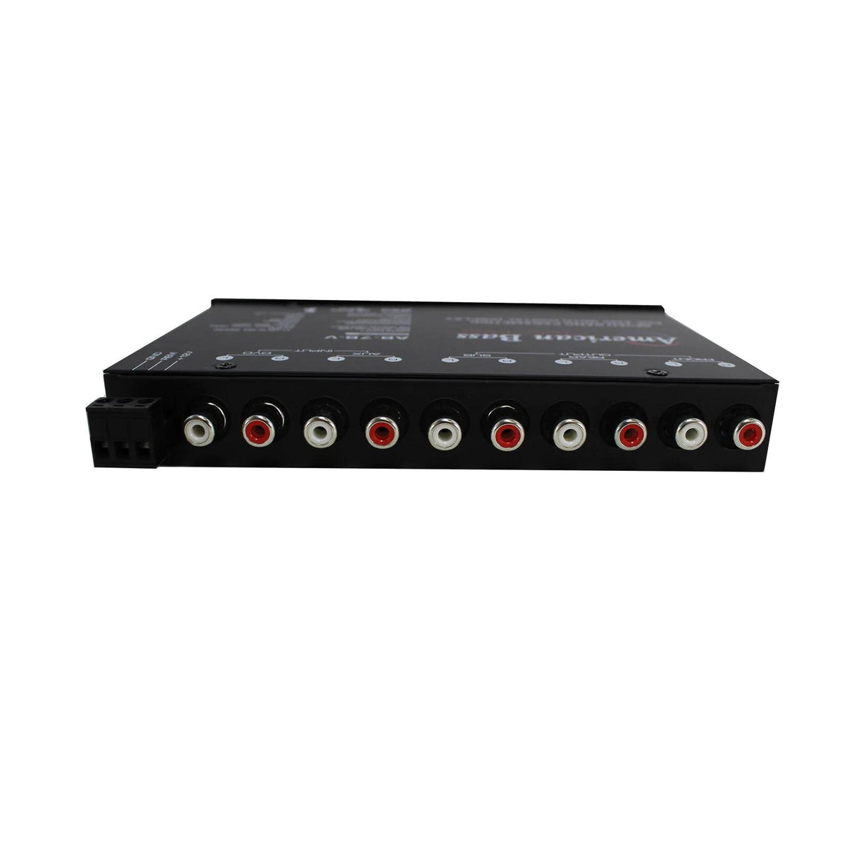 American Bass sub-frequency dial (30-300 Hz) for tailored bass influence.