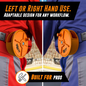AMERICAN MUTT TOOLS ambidextrous design supports left or right-handed use.
