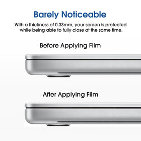 amFilm surface close-up of tempered glass showing anti-scratch finish and smooth touch