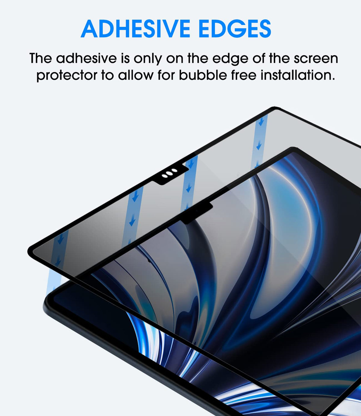 amFilm installed on MacBook Air in cafe highlighting privacy protection