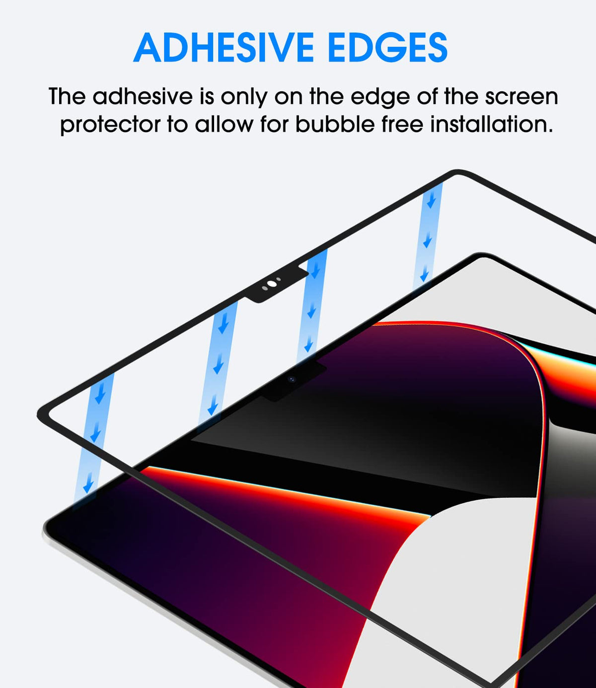 amFilm anti-fingerprint coating texture closeup reducing smudges and improving clarity