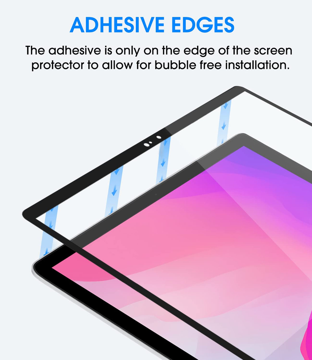 amFilm surface texture close-up demonstrating anti-fingerprint coating for cleaner viewing