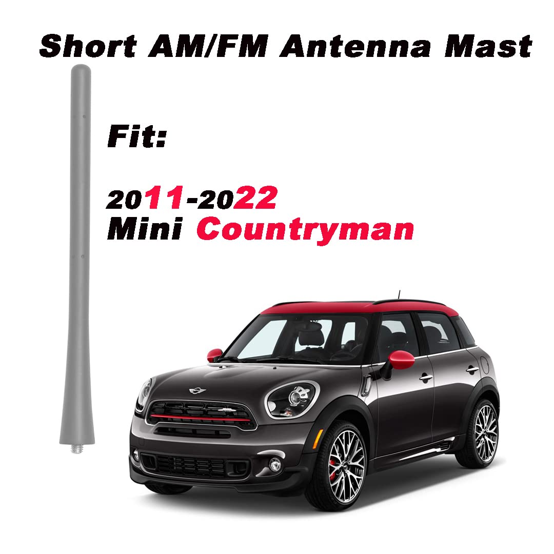 AMFRNE BMW Z3 antenna mast 7-inch replacement for clear reception.