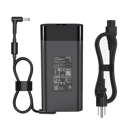 amguog 230W AC adapter powers HP laptops for gaming or rendering