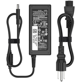 amguog 65W Dell charger with 4.5mm tip powers compatible laptops reliably