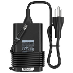 amguog 65W Dell Latitude charger front view powering a laptop reliably