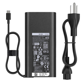 amguog 65W USB-C charger front view for Dell laptops, portable power.