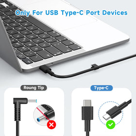 amguog 65W USB-C charger travel-friendly design for on-the-go charging.