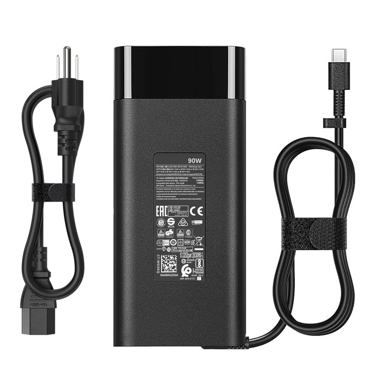 amguog 90W charger front view showing compact design and safe power delivery