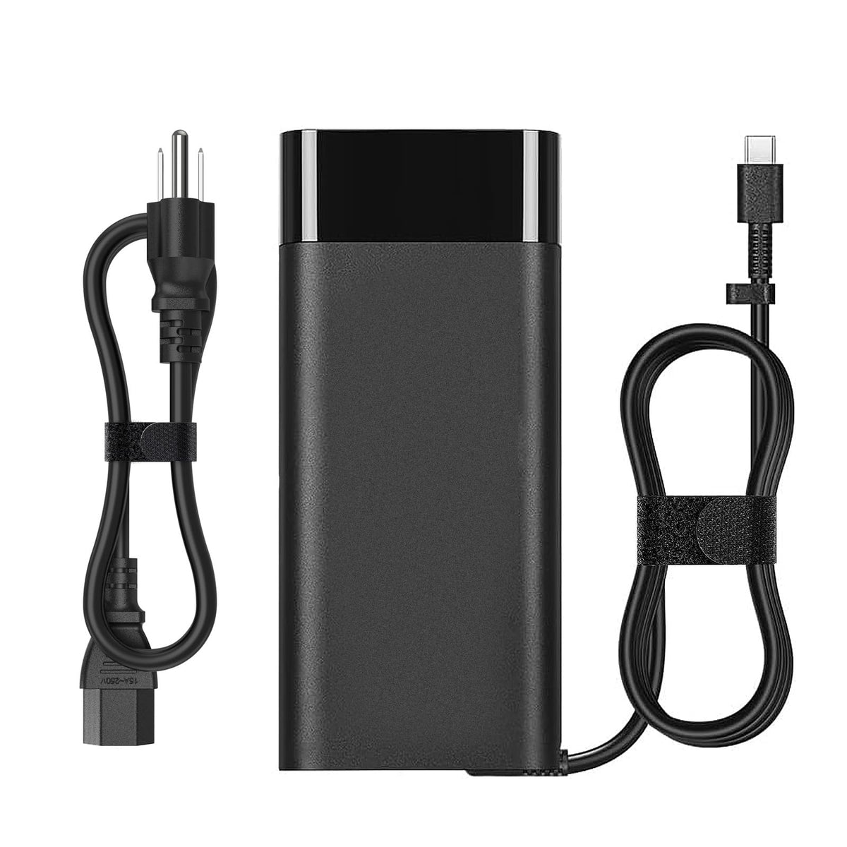 amguog 90W charger USB-C port detail illustrating durable connector and fast charging