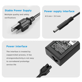 amguog compact 4.5mm tip charger connects quickly and securely