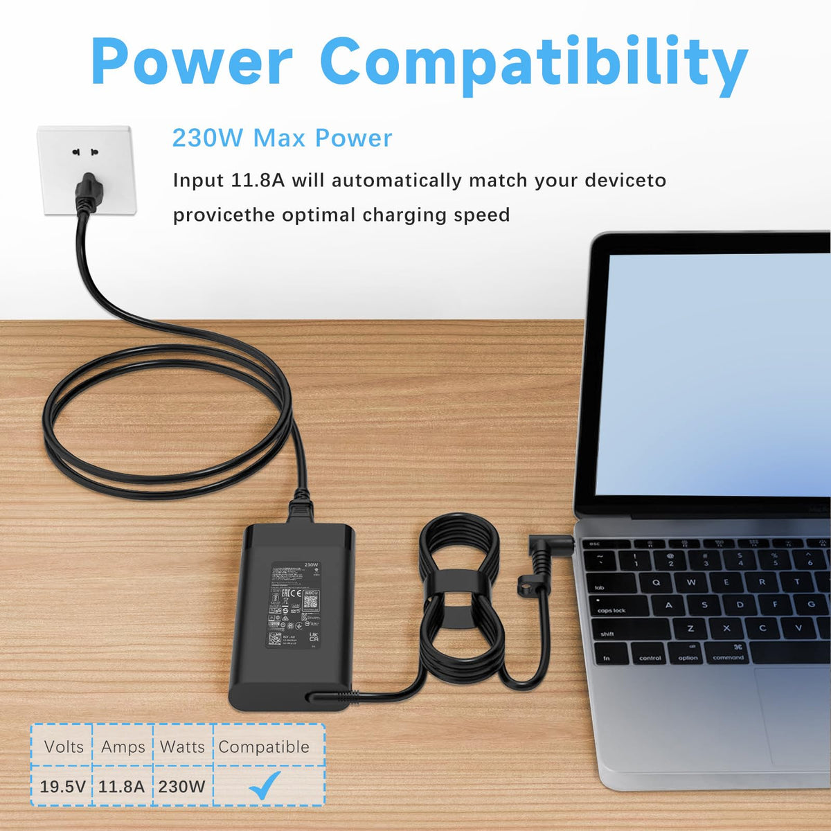 amguog packaged-content includes adapter and premium cord for ready setup