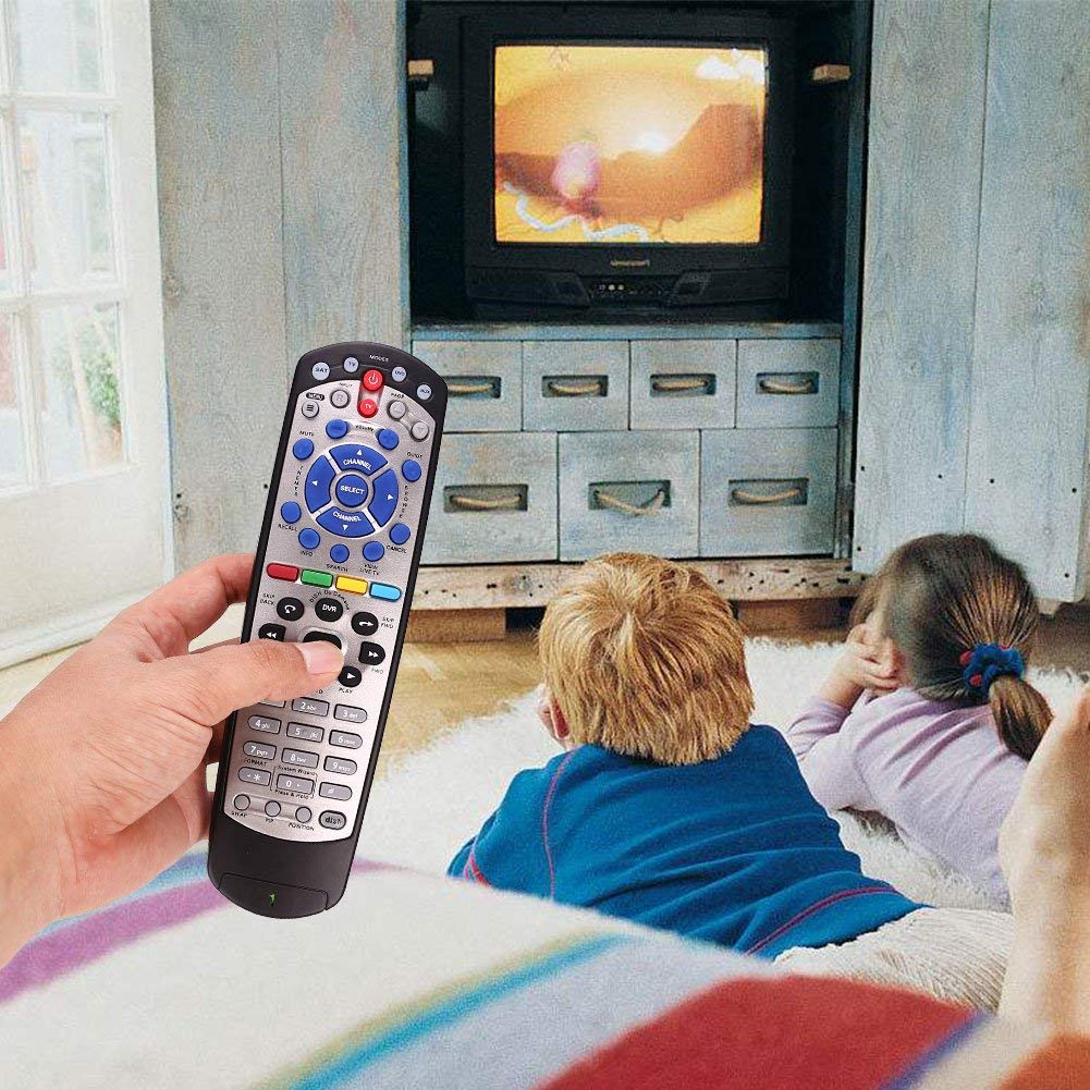 AMGUR Dish Network 20.1 remote packaging includes manual and sticker