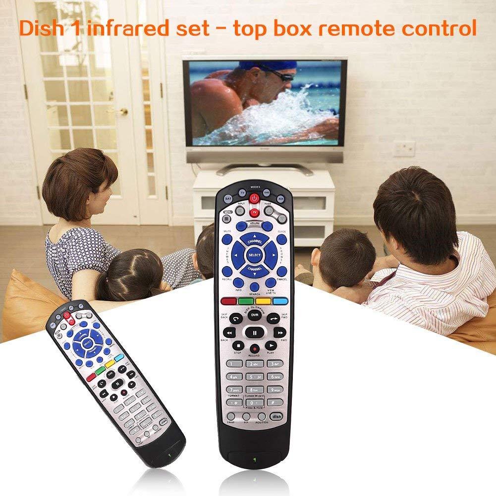 AMGUR Dish Network 20.1 remote with receiver demonstrates plug and play compatibility