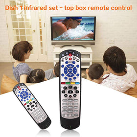 AMGUR Dish Network 20.1 remote with receiver demonstrates plug and play compatibility