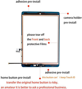 A-MIND iPad 9th gen tempered glass included to protect the new screen