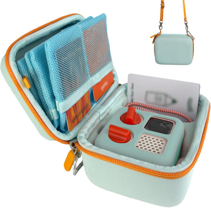 amiumuca Yoto Mini hard case interior layout with organized card slots for easy access