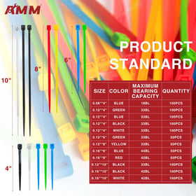 AMM storage jar keeps all zip ties organized and within reach.