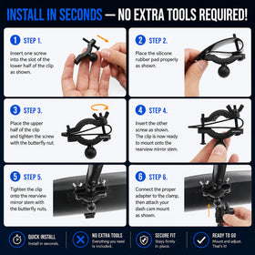 AMORTEK rearview compatibility supports multiple camera models with connectors.