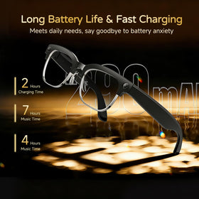 AMOVAN AI Smart Glasses ip68-durability withstands rain and dust on outdoor trips.