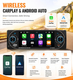 AmoyJebit 5.1-inch IPS touchscreen close-up for clear viewing and responsive touch